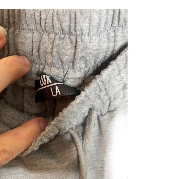 Luxe LA Grey Flare Yoga Pants Flared Sweat Pants, Bell Bottom Yoga Pants Size M - Picture 4 of 9